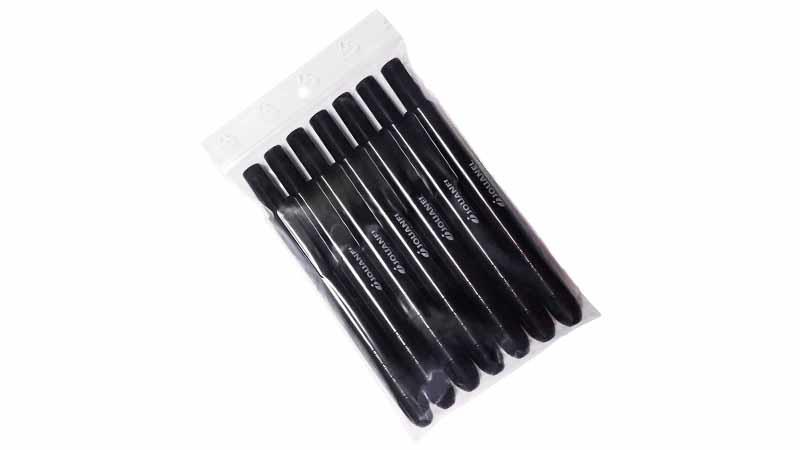 Jouanel PMARK-NLOT7 Set Of 7 Permanent Markers With Retractable Tip - Black - Multi-Materials