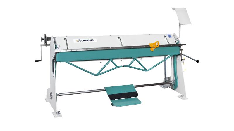 Jouanel PZX2540 Workshop Folding Machine 2.54 m - Steel 1 mm With Ergonomic Apron and Pedal
