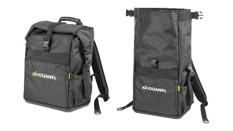 Jouanel SACD-RT Waterproof Worksite Backpack - Roll-Top Closure - Reinforced Hard Bottom - 17-Liter Capacity