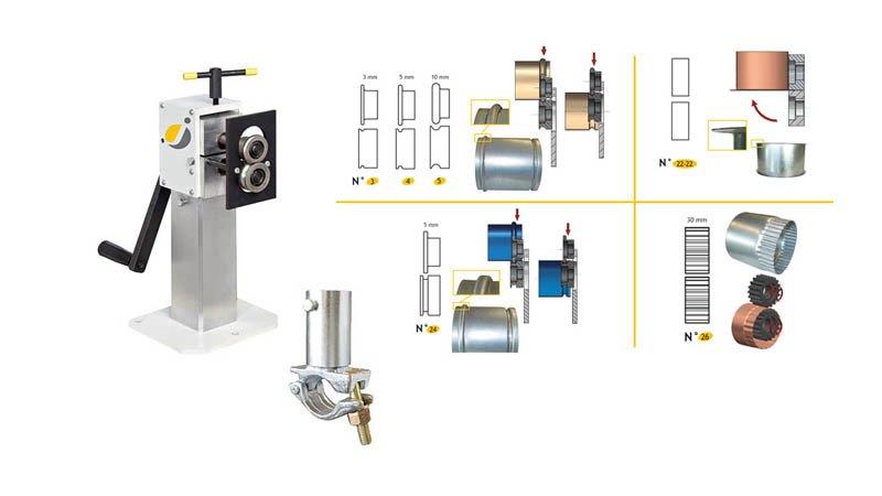 Jouanel SB3M - PLUS SB3M Swaging Machine - With 6 Set Of Rolls (3 - 4 - 5 - 22-22 - 24 - 26)