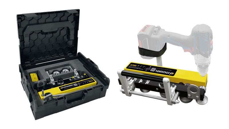 Jouanel SRLT2 Light Seamer For Standing Seam Profiles First And Second Stage In One Pass With Base For Screw Gun And Transport Case