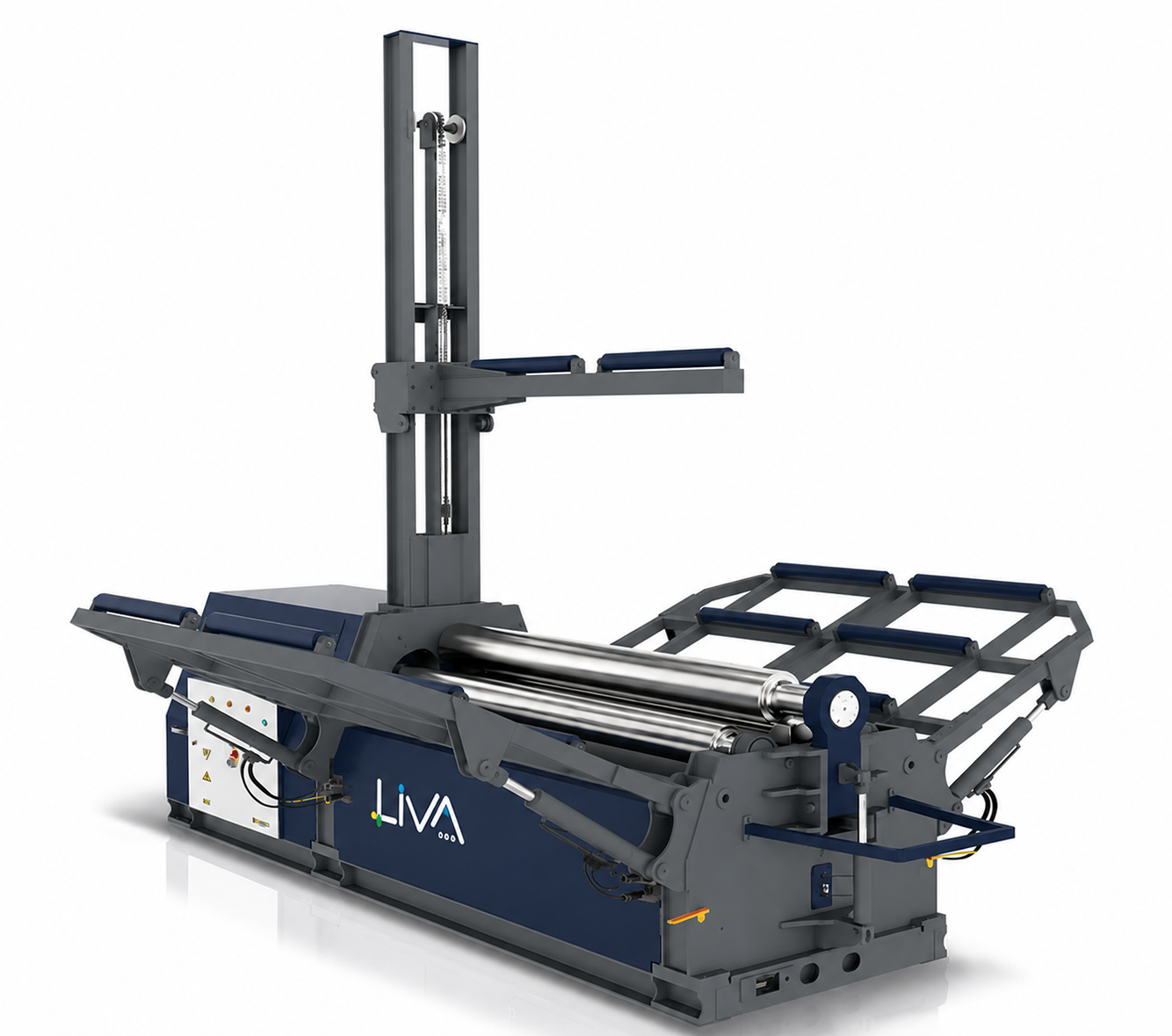 LIVA OEM-TR 4R 2070×620 mm 4Rolls Hydraulic Plate Bending Machine  – T=70 mm × Ø930 mm (Q235) Rolling Capacity