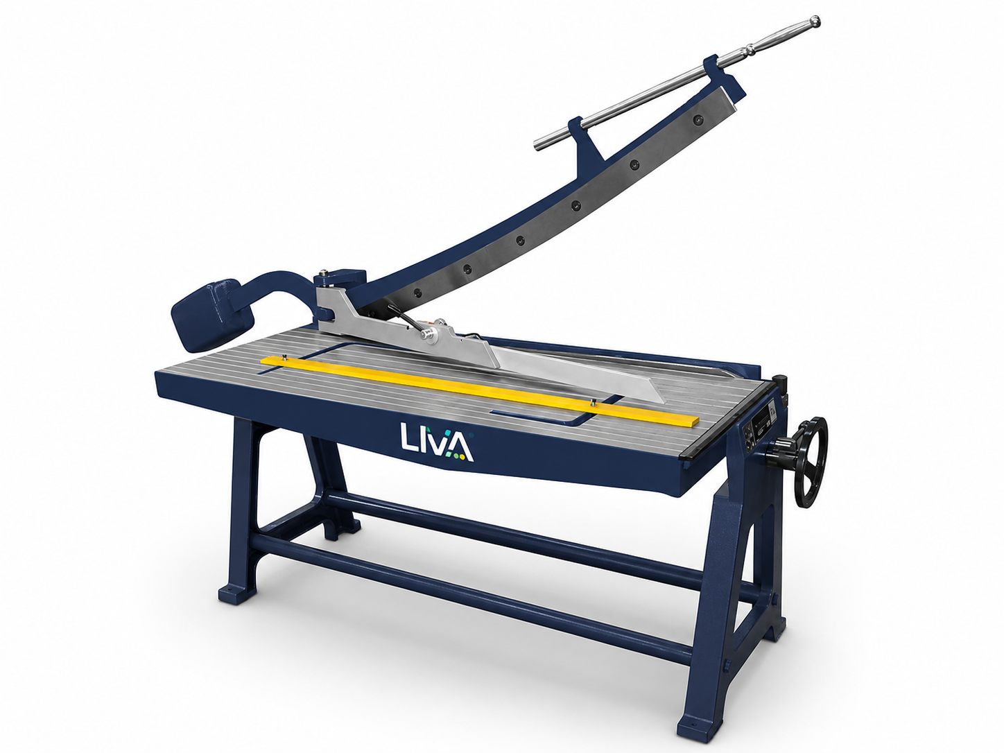 LIVA OEM-TR MHGS-CIC 1050×2 mm Cast Iron Construction Manual Hand Lever Guillotine Shear