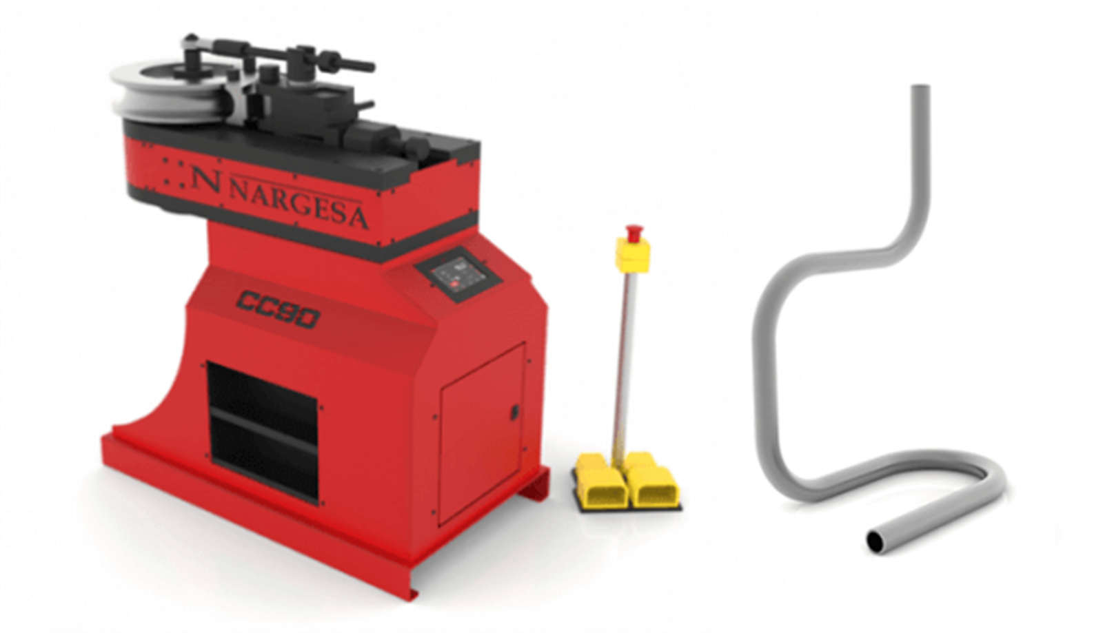 Nargesa Non-mandrel tube and pipe bender CC90 CNC