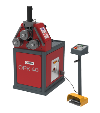 Ostas OPK-40 3 Rolls Motorized Profile Bending Machine