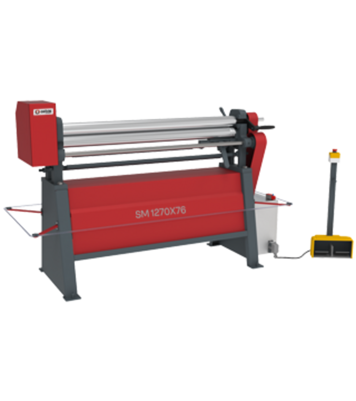 Ostas SM 1570x76 Asymmetrical 3 Rolls Plate Bending Machine