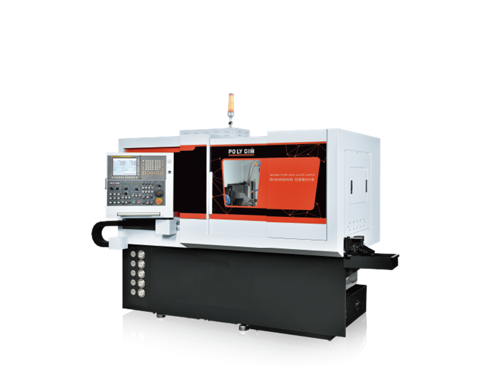 Polygim DIAMOND 12 CSB III-S Swiss Type CNC Lathe
