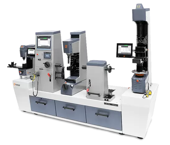 Qatm Allows Hardness Testing In Narrow Positions Crank Shaft Testing Incl. Flank Testing