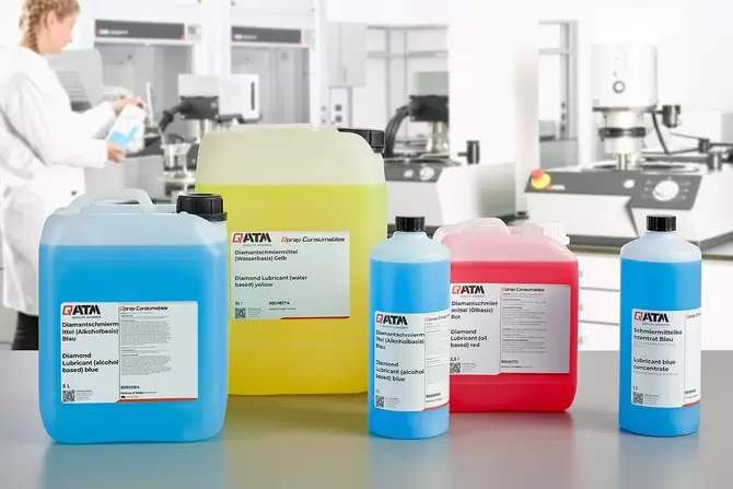 Qatm Diamond Lubricants Metallographic Polishing