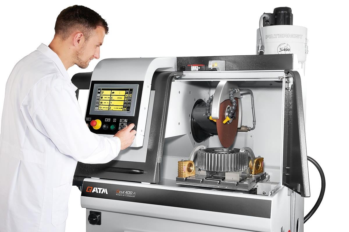 Qatm Qcut 400 A Automatic Precision Benchtop Cut-Off Machine