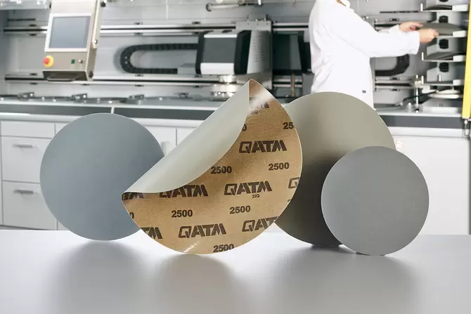 Qatm Silicon Carbide Grinding Paper With Foil Backing Metallographic Grinding