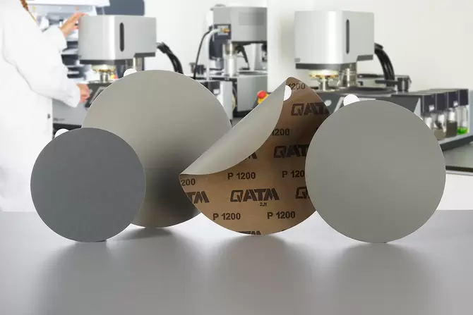 Qatm Silicon Carbide Grinding Papers Self-Adhesive Metallographic Grinding