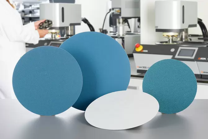 Qatm Zirconia Alumina Grinding Papers Self-Adhesive Metallographic Grinding