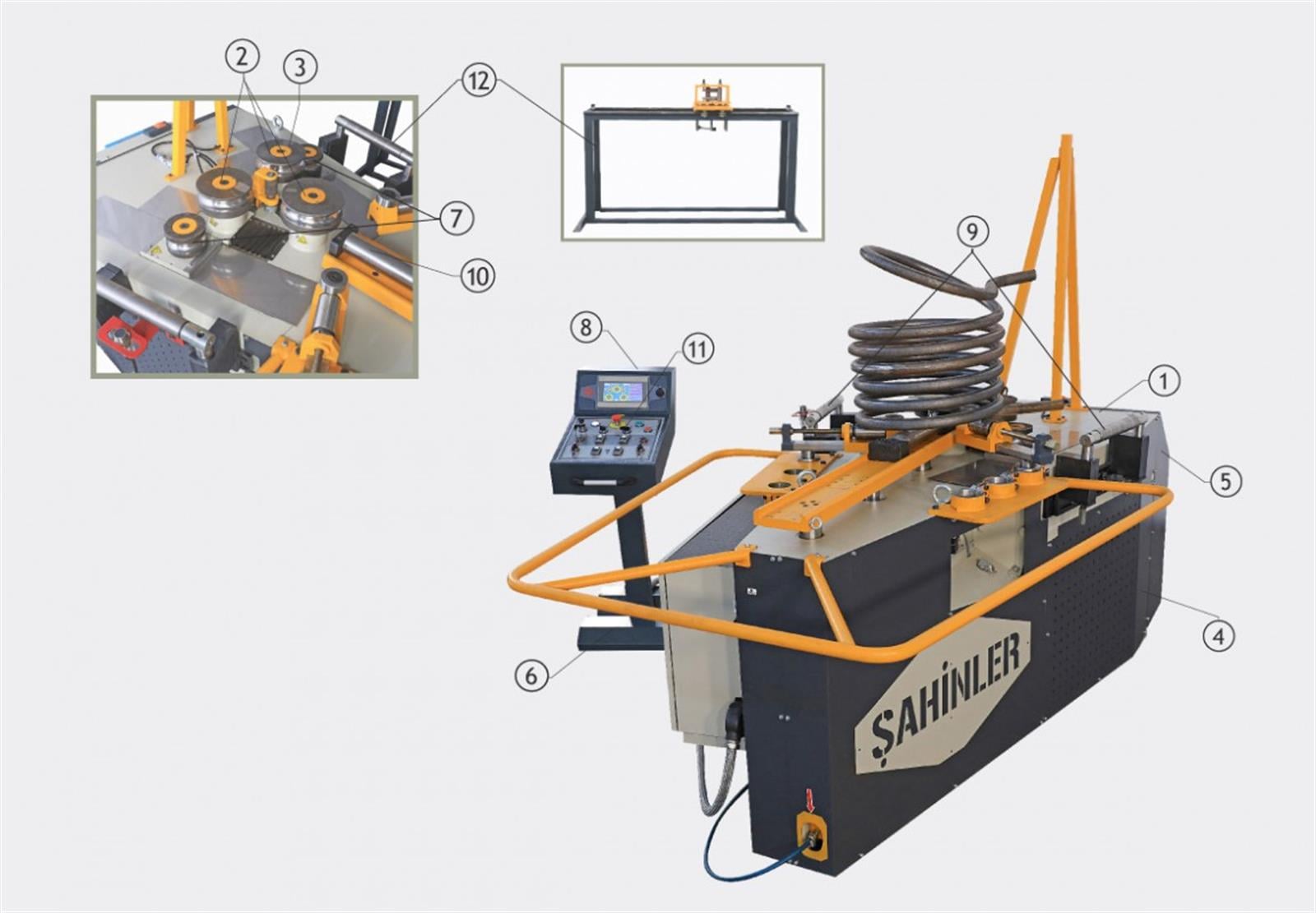 Sahinler TC-42 Tube Coiling Machines