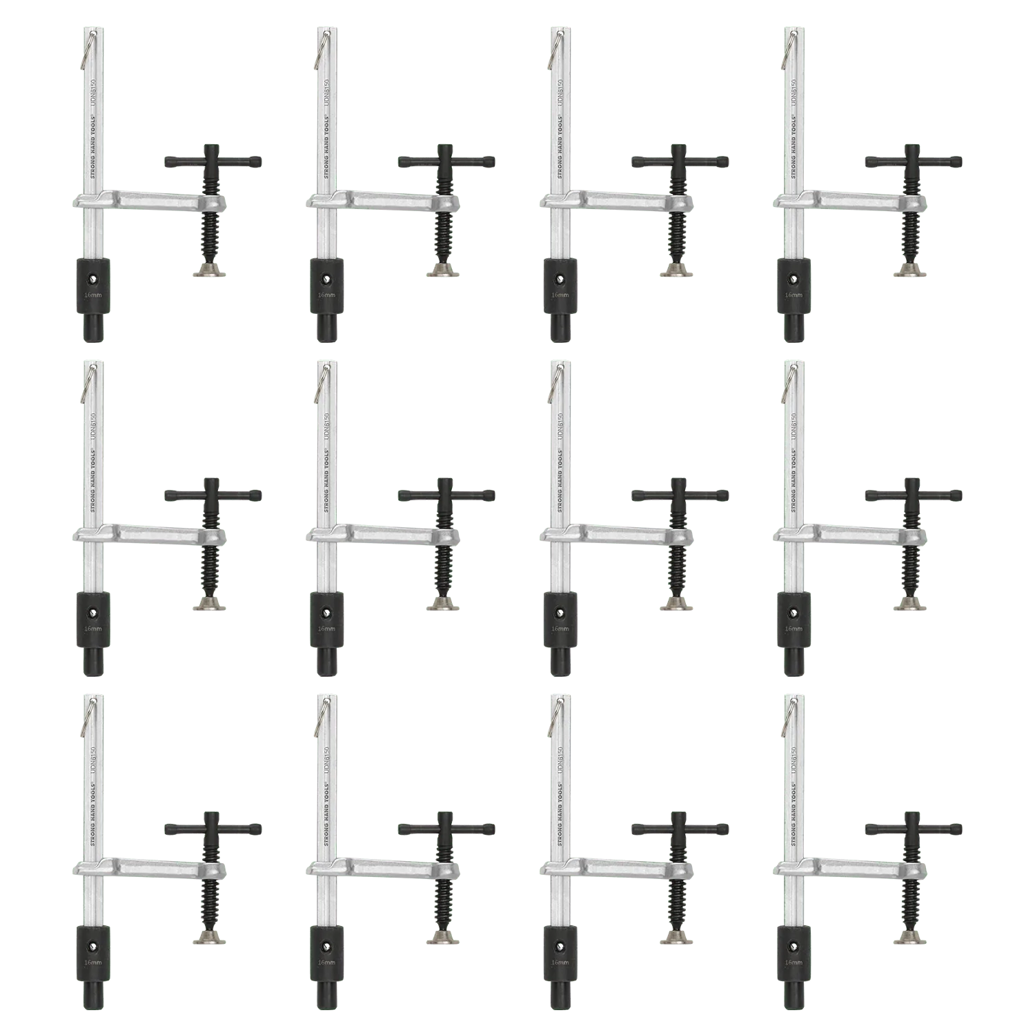 Stronghand 12-pc Inserta Clamp Pack, Fit 16 mm Holes