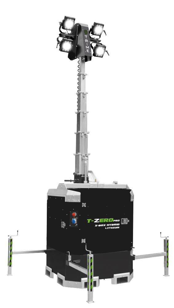 Trime X-Box Hybrid Lithium 4x100W Tower Light