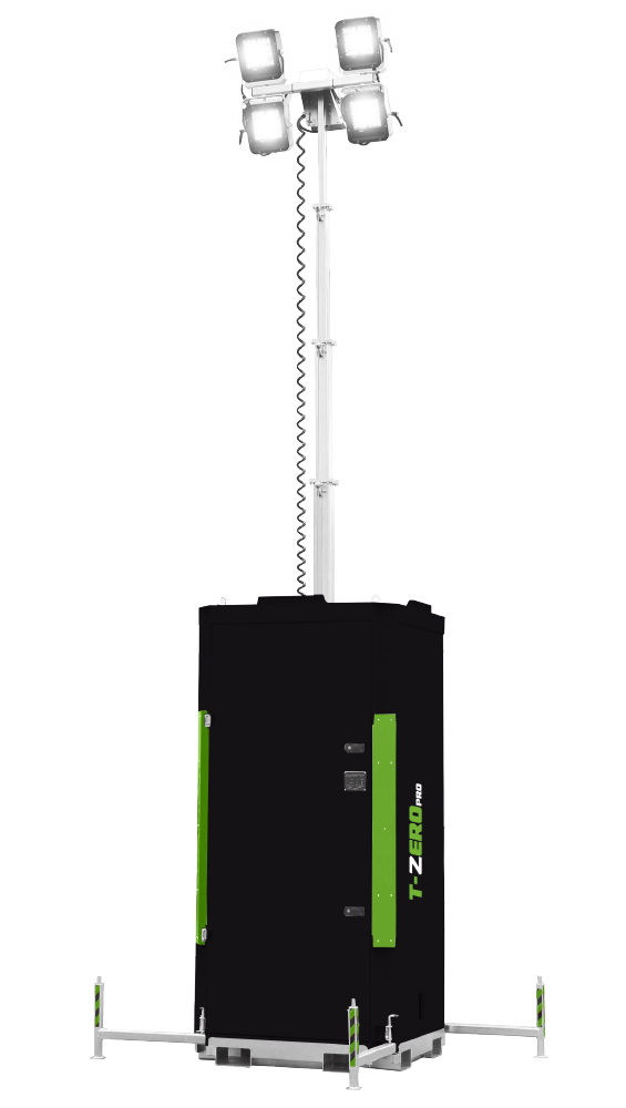 Trime X-box Manuel 4x160W Led - 8M Plug-In Lighting Tower