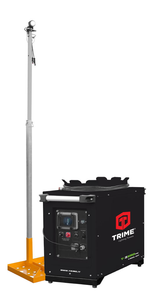 Trime X-rail Kit 25.9VdcX200aH+9 Mast-Led Portable Lighting Tower
