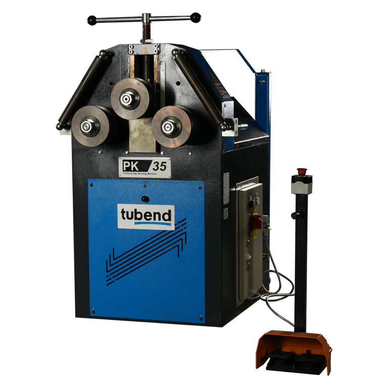 Tubend PK 35 3Rolls Motorized Section And Pipe Bending Machine