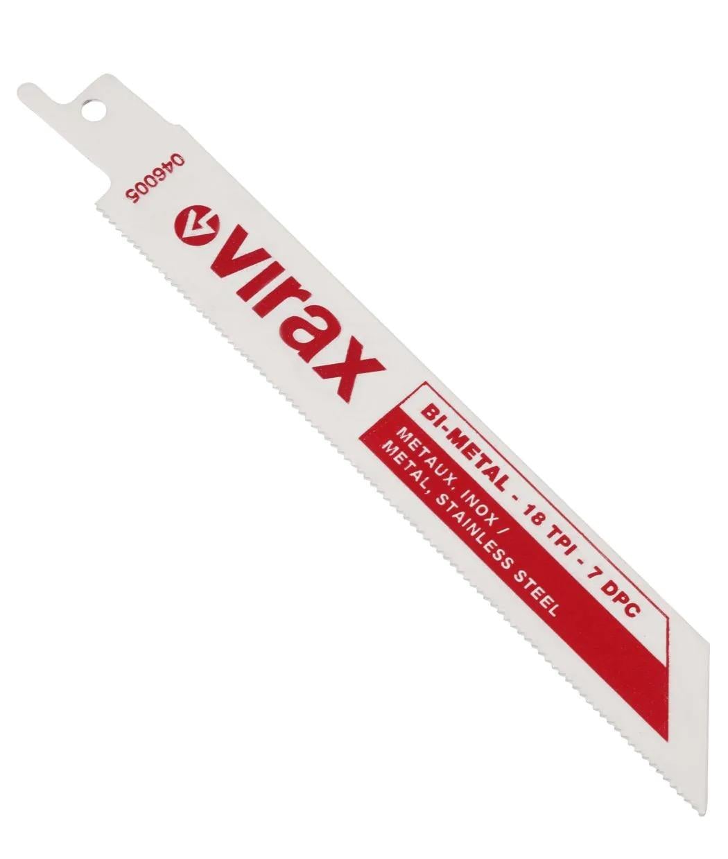 Virax 0460 Cuttıng Reamıng Pack of 5 HSS Bi-Metal Reciprocating Saw Blades