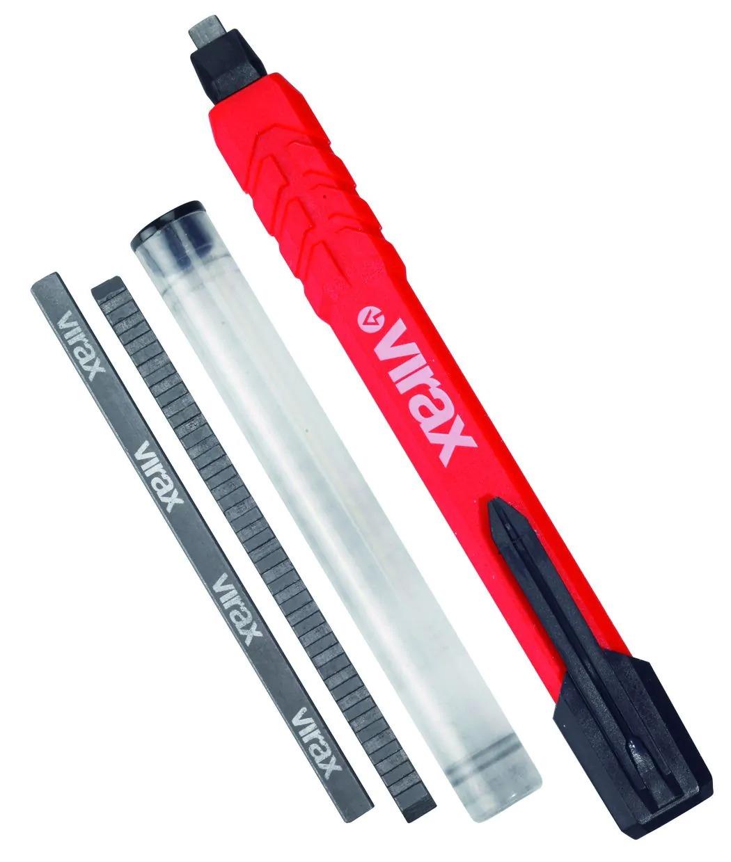 Virax 2627 General Purpose Tools Carpenter's pencil with rechargeable lead.