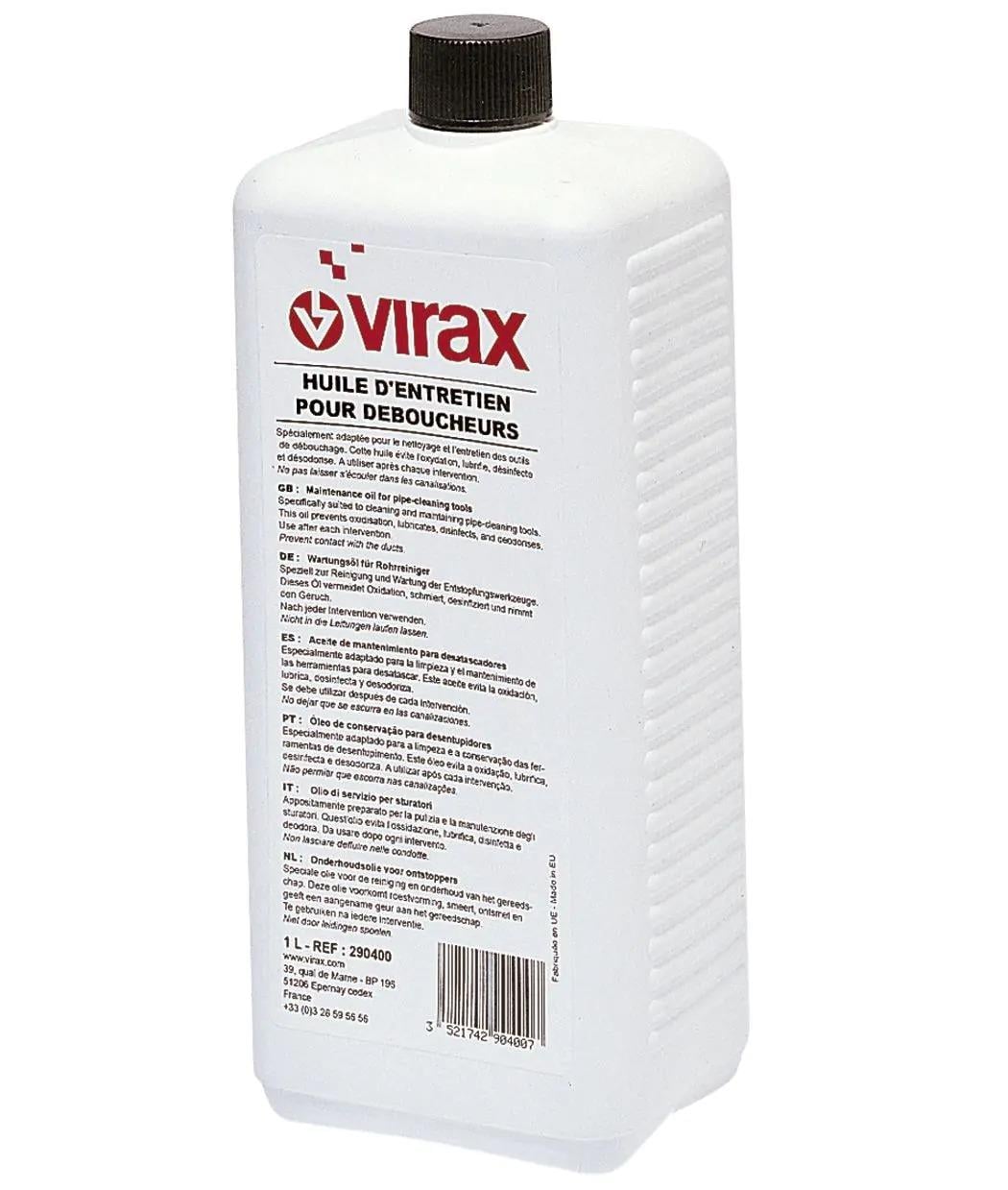 Virax 2904 Declogging Cleaning Pipe Cleaner Oil
