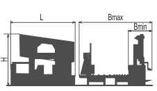Machine dimensions drawing