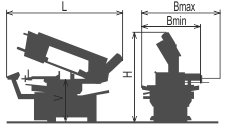 Machine dimensions diagram