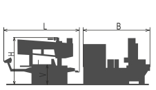 Machine dimensions diagram