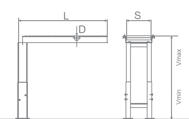 VD VDO dimensions