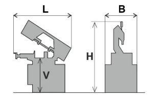 Saw dimensions diagram