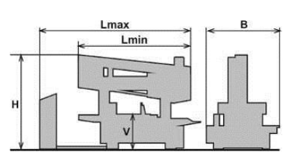 Pegas-Gonda 540 CALIBER X-CNC-2M dimensions
