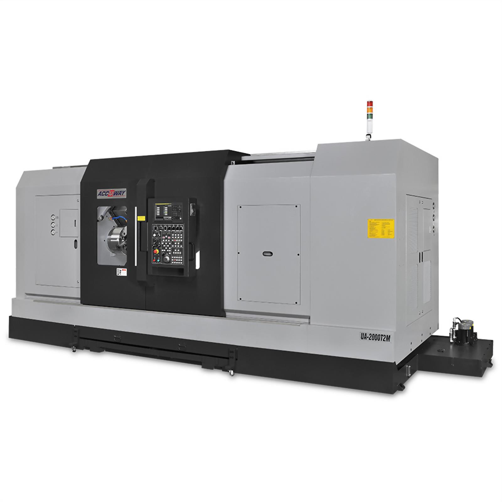 Accuway UA-2000T2MB  Slant Bed Linear Way CNC Lathe