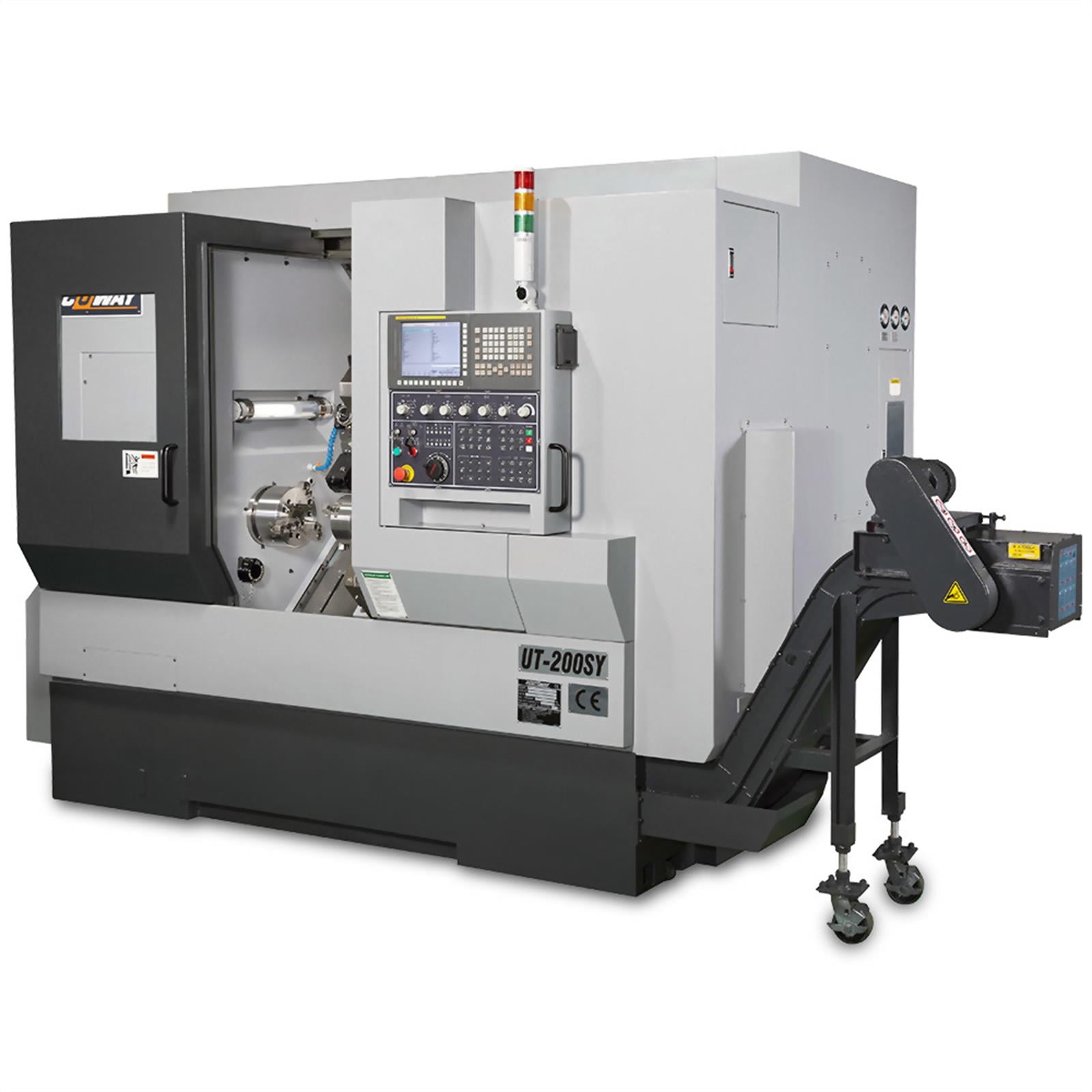 Accuway UT-200SY Slant Bed Linear Way CNC Lathe