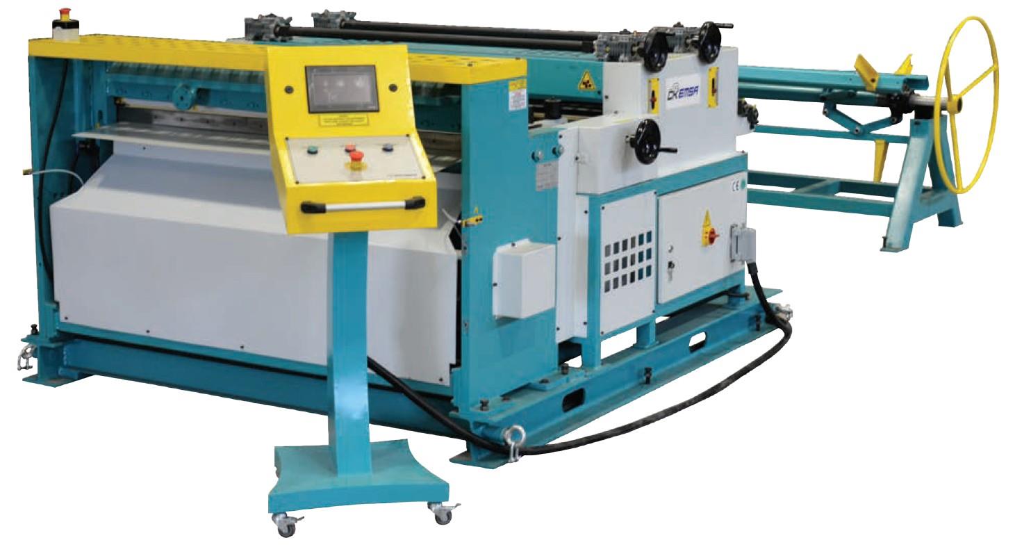 Ck Emsa DKH - 1500 Sheet Straightening And Cut To Length Line