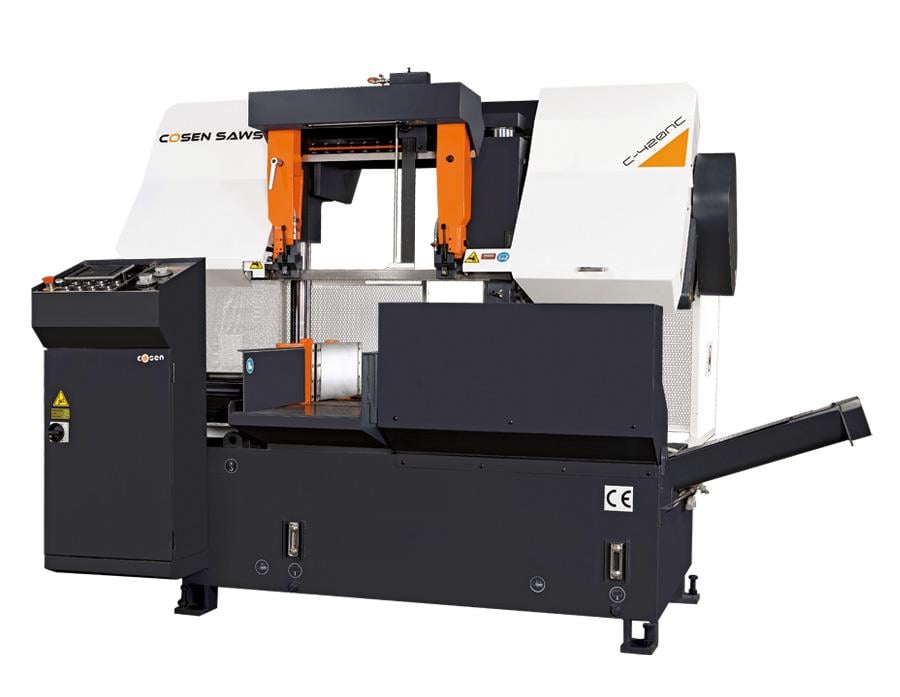 Cosen C-420NC SNC Automatic Saw with Shuttle Vise