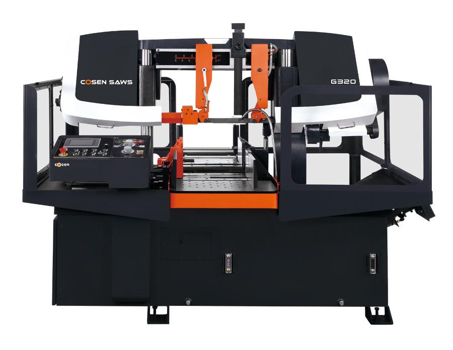 Cosen G320 SNC Automatic Saw with Shuttle Vise
