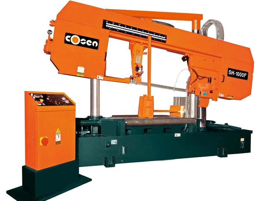 Cosen SH-1000F Semi-Automatic Canted Frame Straight Cutting Saws