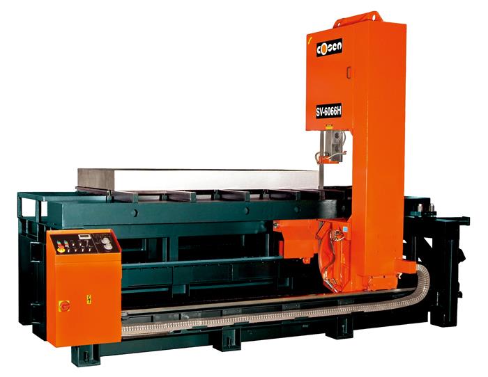 Cosen SV-6066H Traversing Head Vertical Plate Saw
