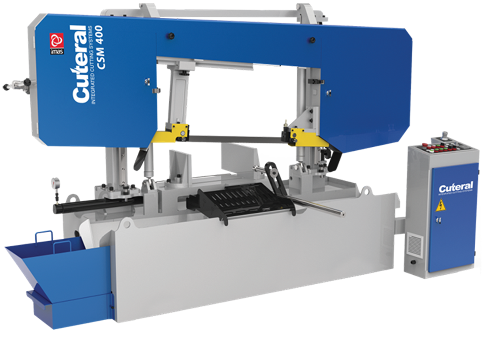 Cuteral CSM 400 - Semi Automatic Double Column Hydraulic Bandsaw Machine