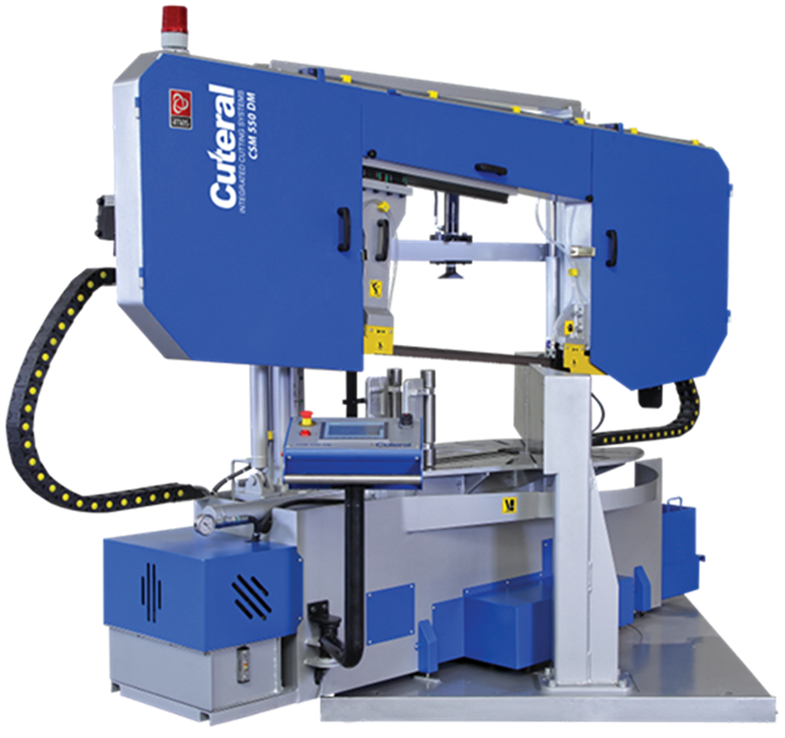 Cuteral CSM 550 DM - Double Miter Semi Automatic Double Column Hydraulic Bandsaw Machine