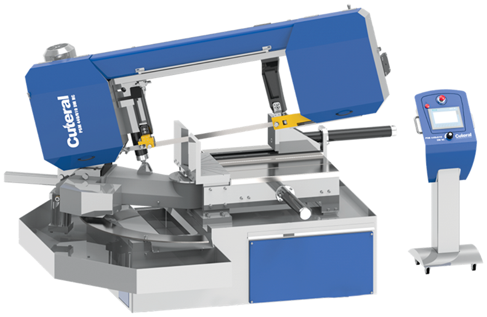 Cuteral PSM 440 - 610 DM NC - Semi Automatic Double Miter Bandsaw Machine