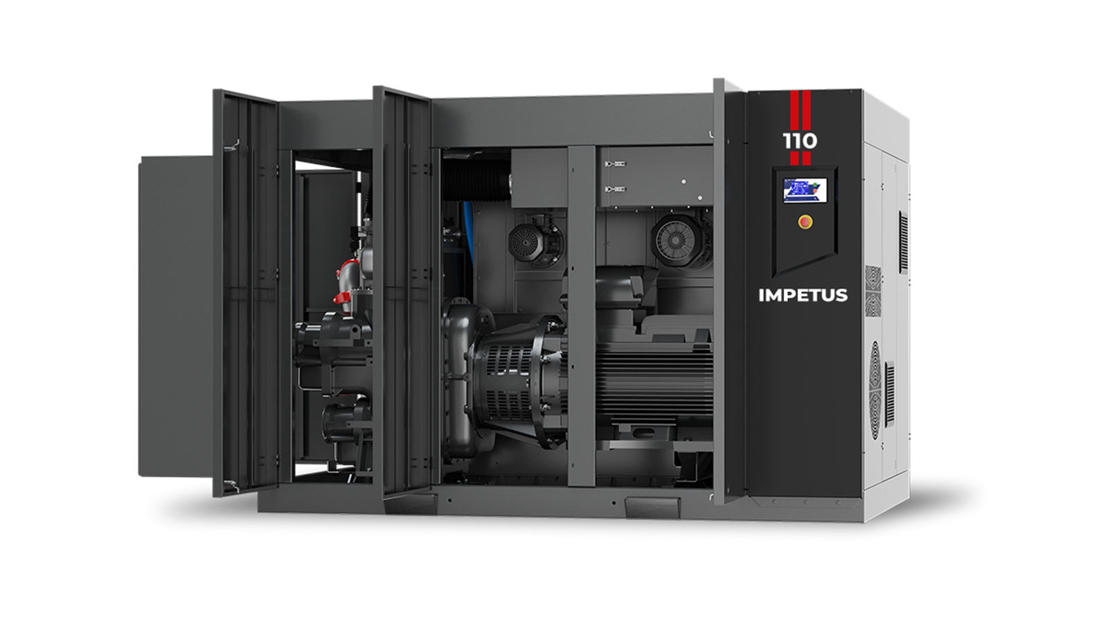 DALGAKIRAN IMPETUS 160 VSD Double Stage Rotary Screw Compressor