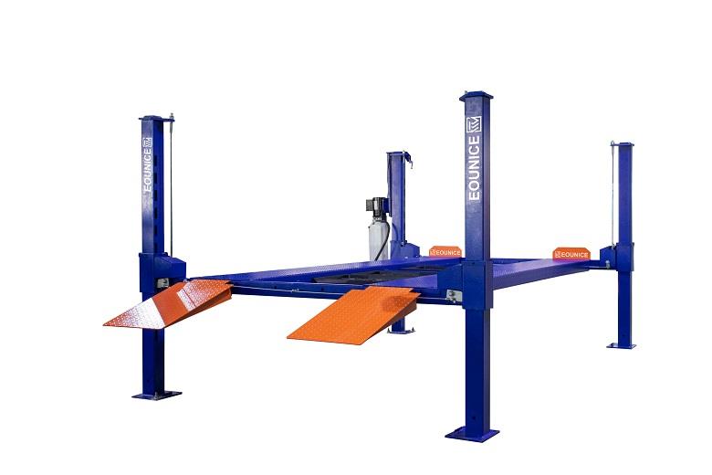 Eounice ON-7436PT Commercial Four Post Parking Lift Manual Release For Alignment Use