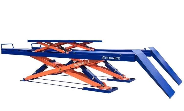 Eounice ON-7804-40 4.0T Alignment Scissor Lift Low Profile Double Alignment Scissor Lift With Wheels-Free System