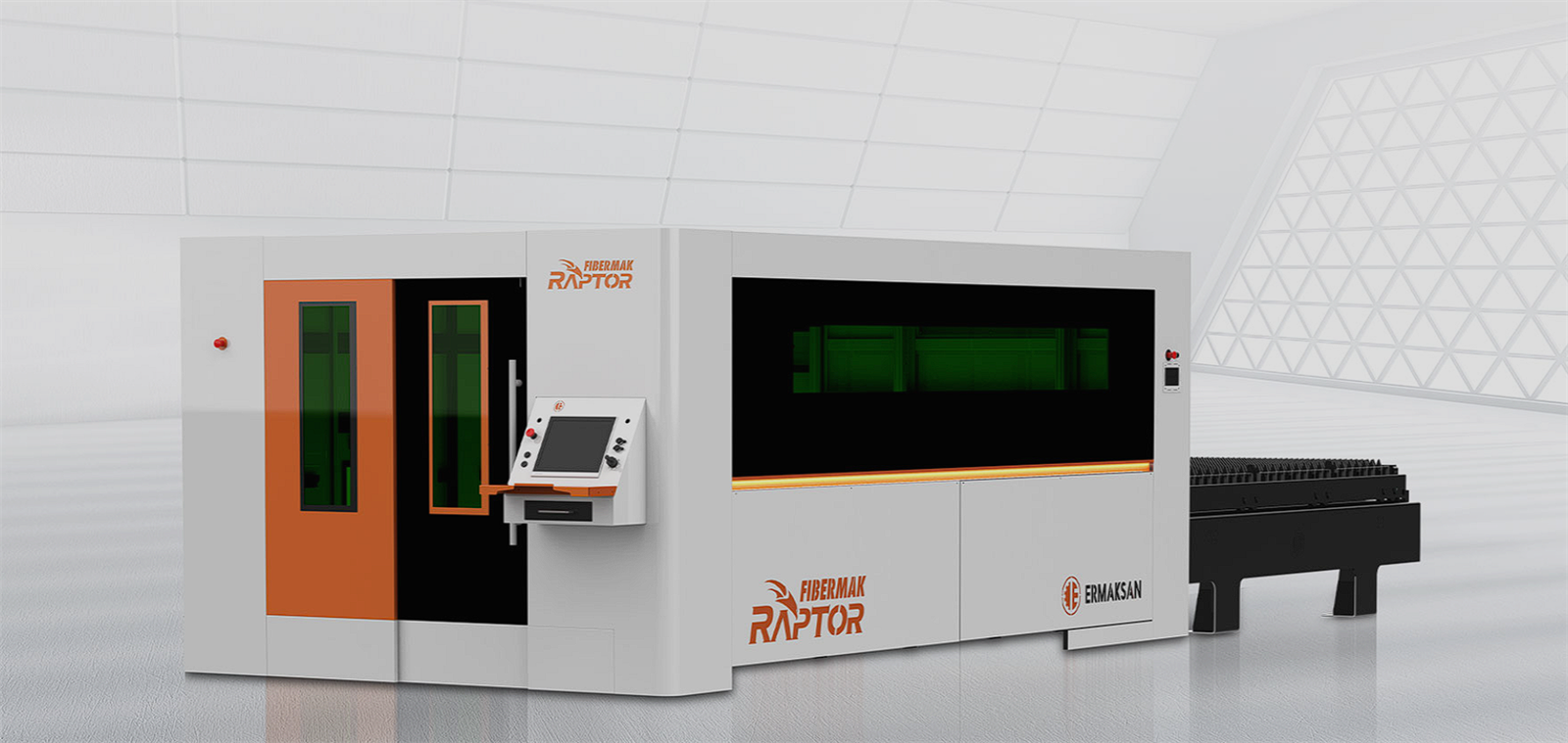 ERMAKSAN RAPTOR 2,5X1,25  Fibermak Raptor Laser Cutting Machine