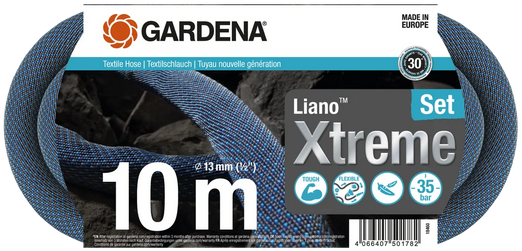Gardena  Textile Hose Liano™ Xtreme 13 mm 1-2 inch 10 m Set 18460-20