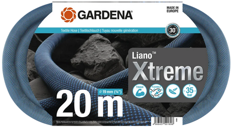 Gardena Textile Hose Liano™ Xtreme 19 mm 3-4 inch, 20 m 18480-20
