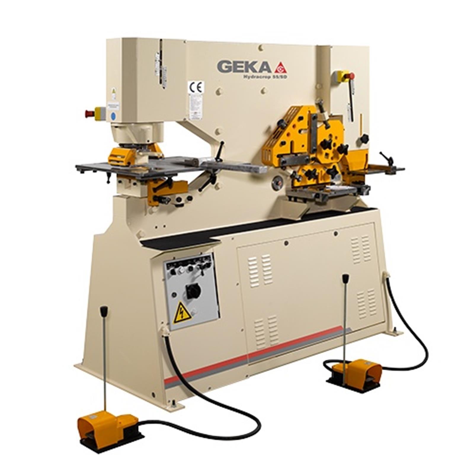 Geka Hydracrop 55 Two Cylinder Ironworker Machines