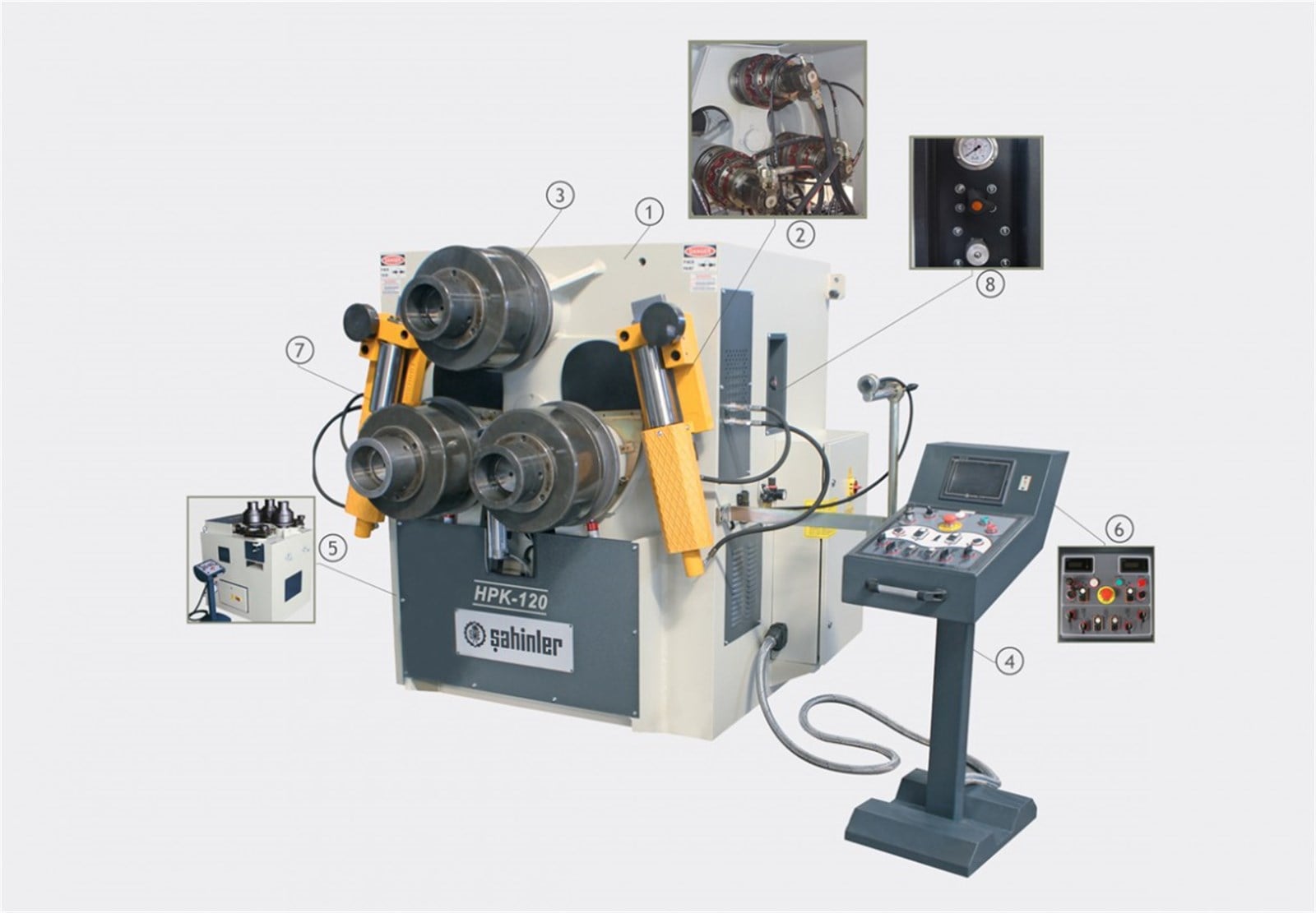 HPK 120 Hydraulic Profile Bending Machine 